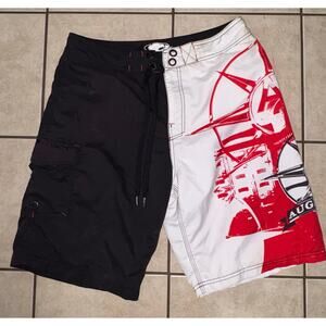 Vintage Y2K Oakley software board shorts Augie’s Quest Rare size 34
